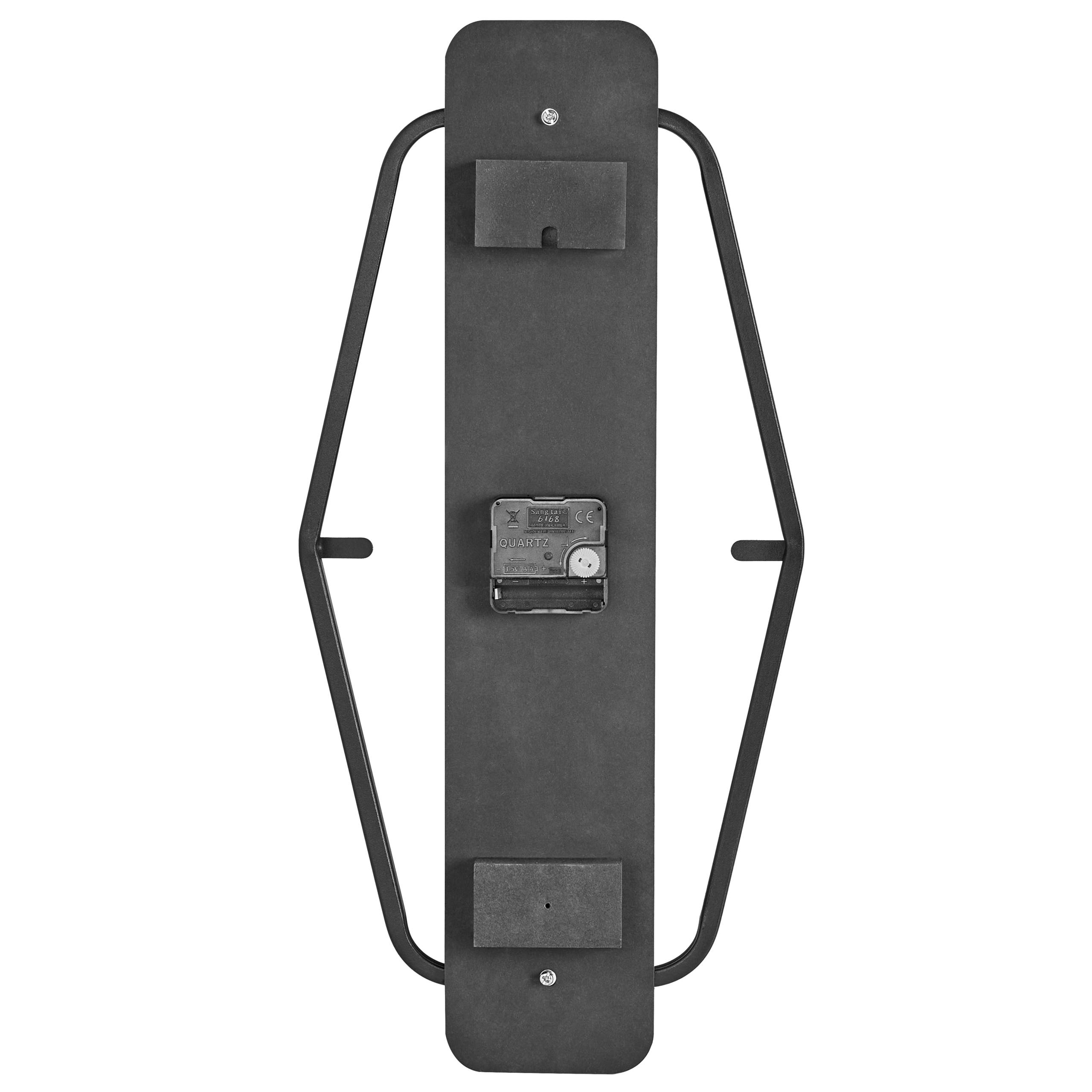 Beliani - Horloge murale MDF Marron CLISSON - 25x4x51- Beliani - Image 3