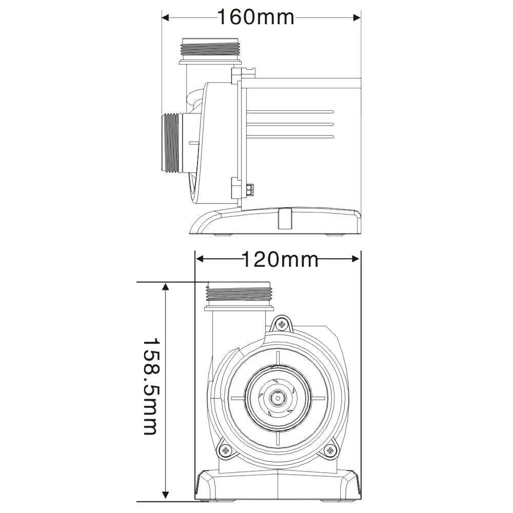 Pompe de piscine 14000 l/h circulation 120 watts - Image 3