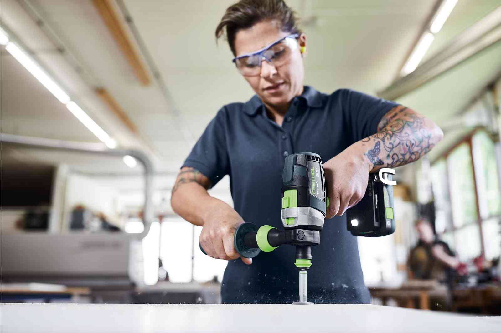 Perceuse-visseuse à percussion sans fil QUADRIVE TPC 18/4-Basic - FESTOOL - sans batterie - Systainer - 575604 - Image 7
