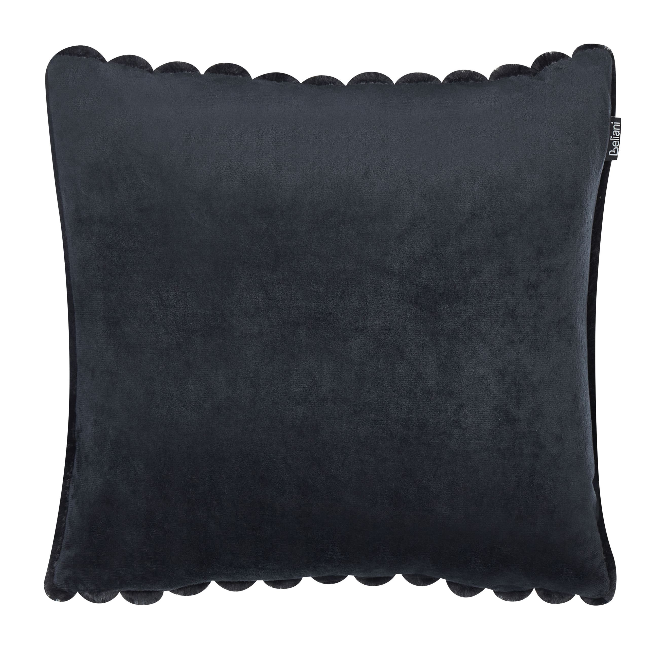 Coussin décoratif Fourrure synthétique Noir RAKYA - Beliani - Image 4