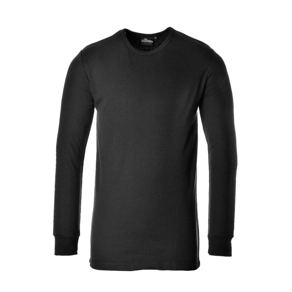 Tee-shirt Thermique Manches Longues Portwest Noir 3XL