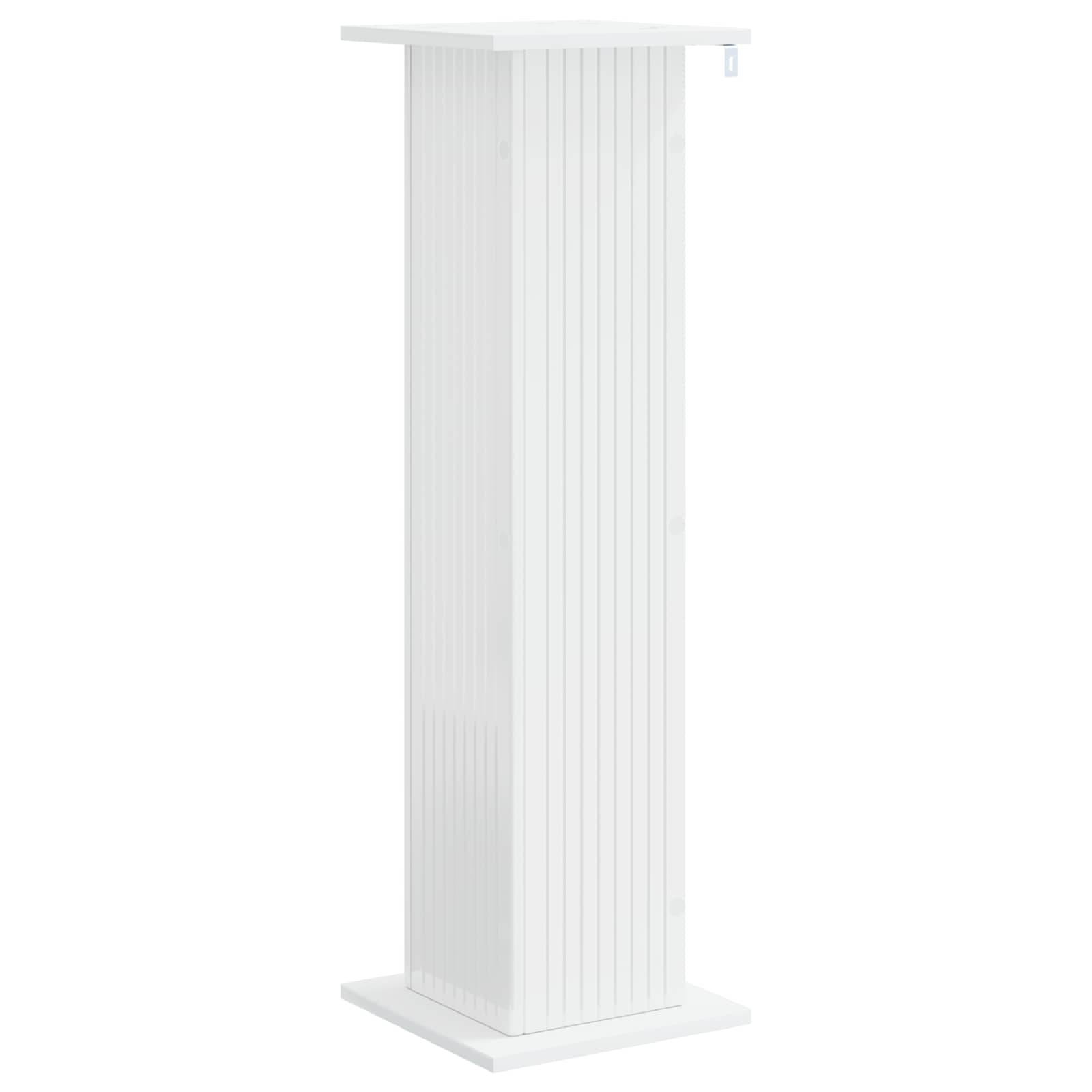 Vidaxl - Support de Plante Blanc brillant 30,5 x 30 x 100,5 cm vidaXL 899752 - Image 8