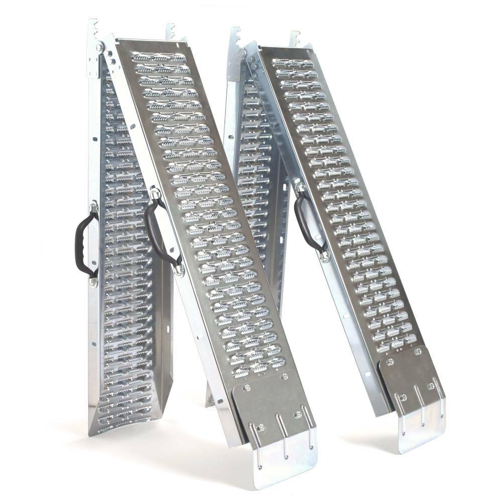 Rampe de chargement pliable en acier - Par 2 - Image 1