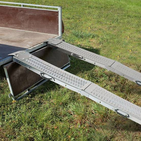 Rampe de chargement pliable en acier - Par 2 - Image 6