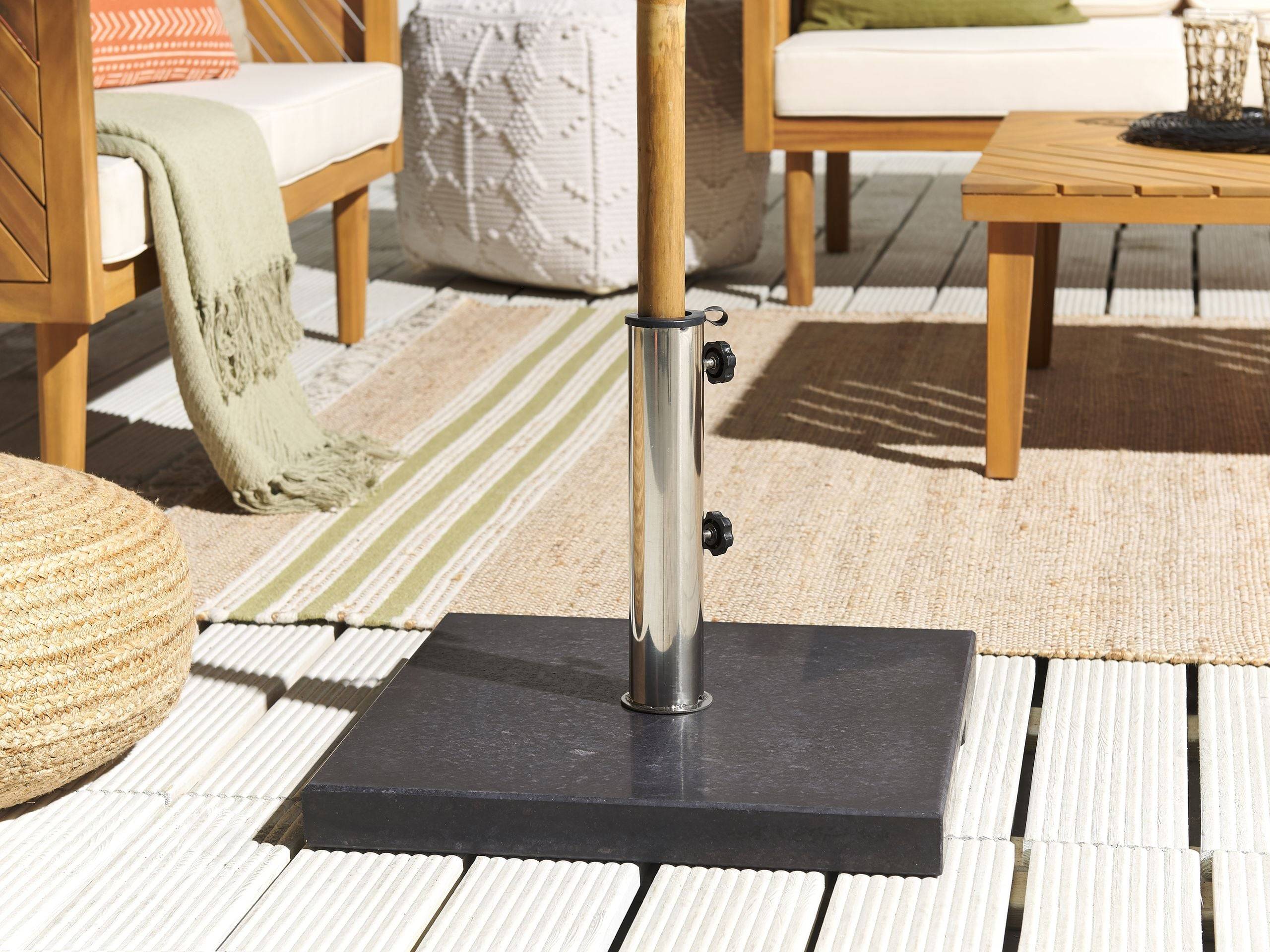 Beliani - Accessoires de parasol Granit Noir CEGGIA - Beliani - Image 1