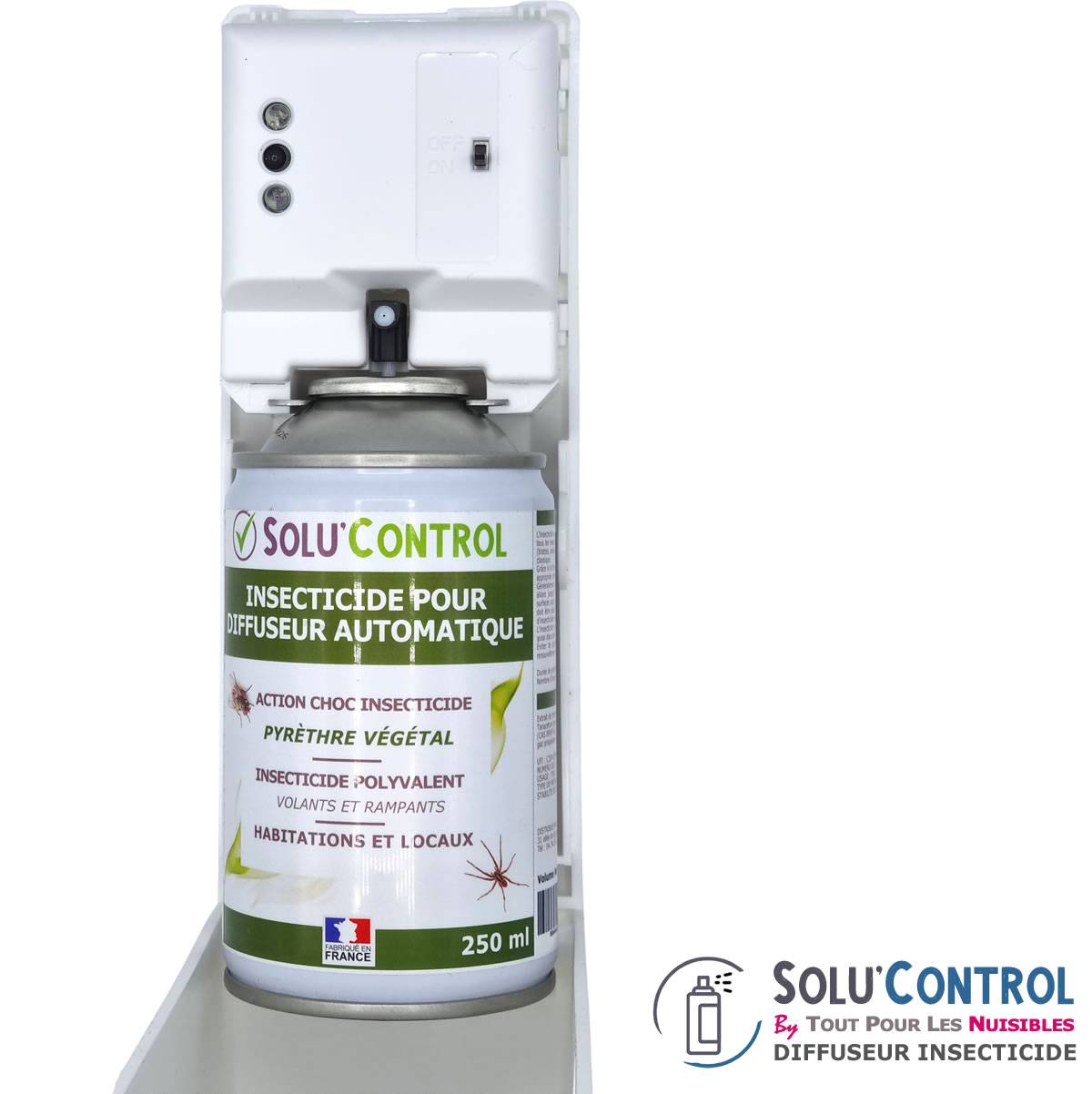 Kit Diffuseur Automatique avec Télécommande + 6 Aérosols au Pyrèthre Végétal 250 ml - Anti-Mouches & Anti-Moustiques - Image 7