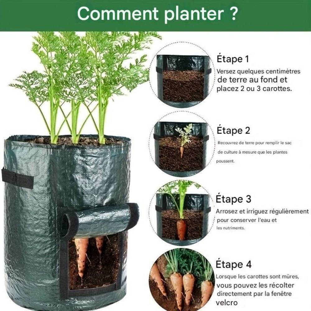 Lot de 2 Sacs de Culture Respirants - IntiMeg - Image 4