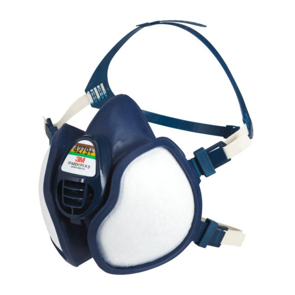 Demi-masque 4279 filtres intégrés FFABEK1P3R 3M - K4279+ - Gamm vert
