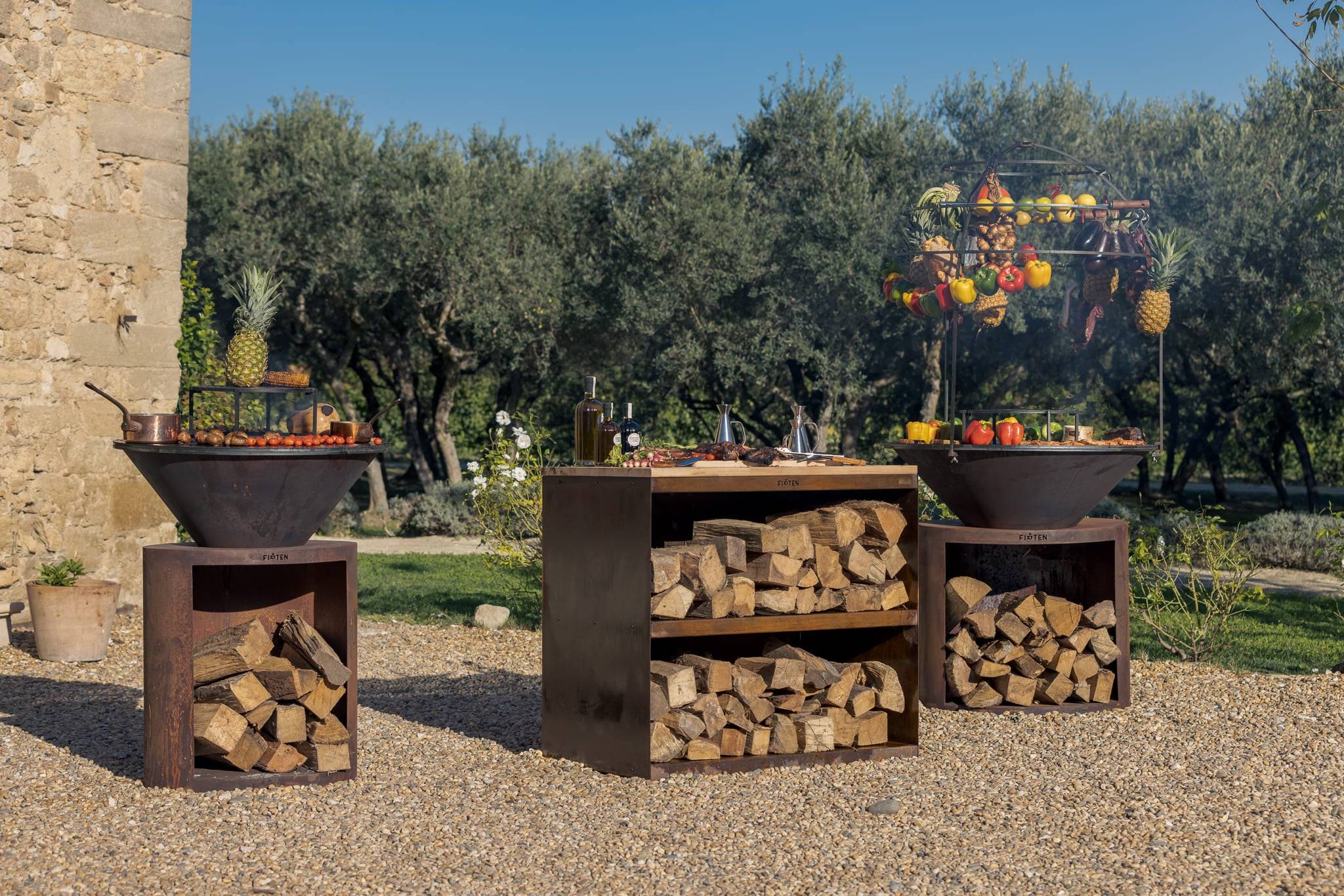 Brasero Ellipse 80 Corten - Image 3