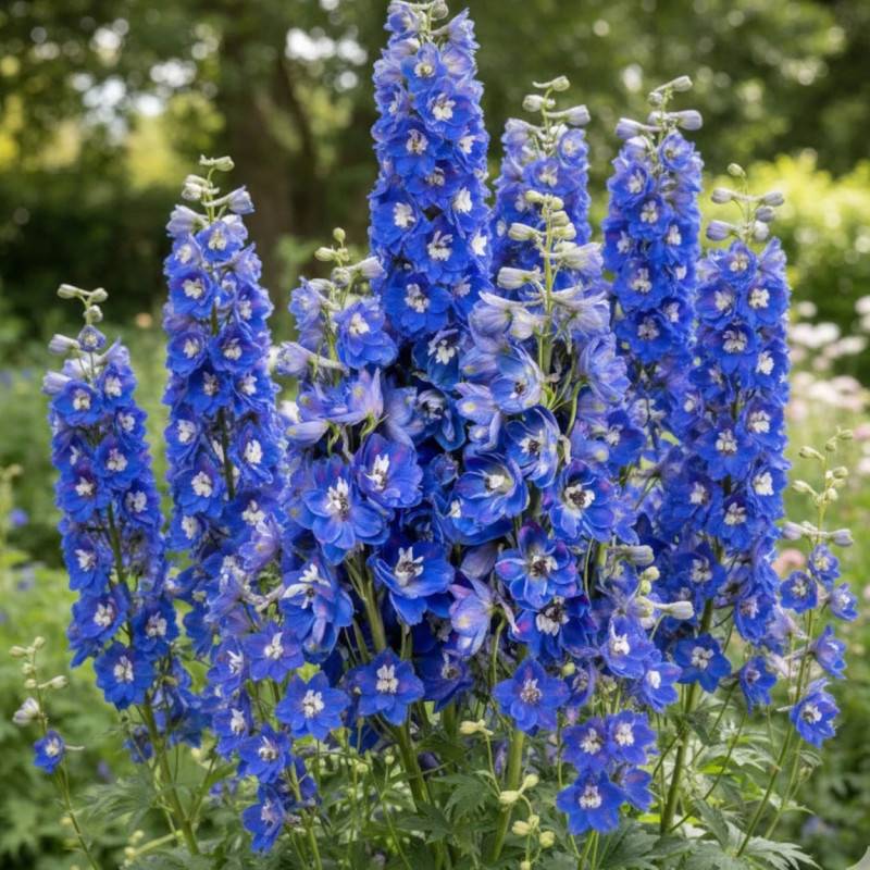 Pied-d'alouette Blue Bird, Delphinium à fleurs Bleue/ - feuillage Caduc - Godet - 5/20 cm - Image 1