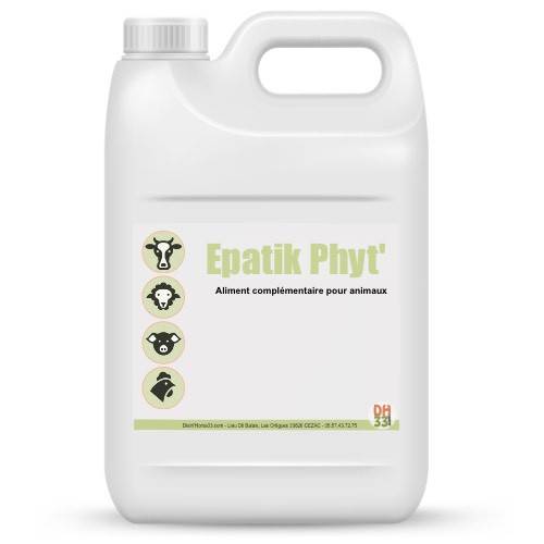 Epatik Phyt' - Drainant Naturel pour bétail - 10L - Distri’Horse33
