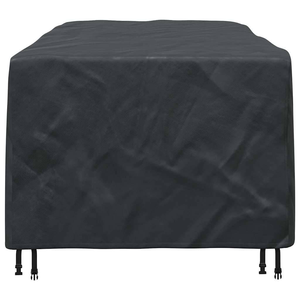 Housse pour table de jardin Tissu Oxford 210D Imperméable Anti-UV pour Extérieur Noir 229x113x73 cm – ComfortXL Outdoor Living - Image 7