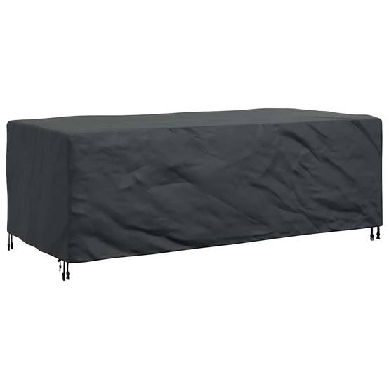 Housse pour table de jardin Tissu Oxford 210D Imperméable Anti-UV pour Extérieur Noir 229x113x73 cm – ComfortXL Outdoor Living - Image 3