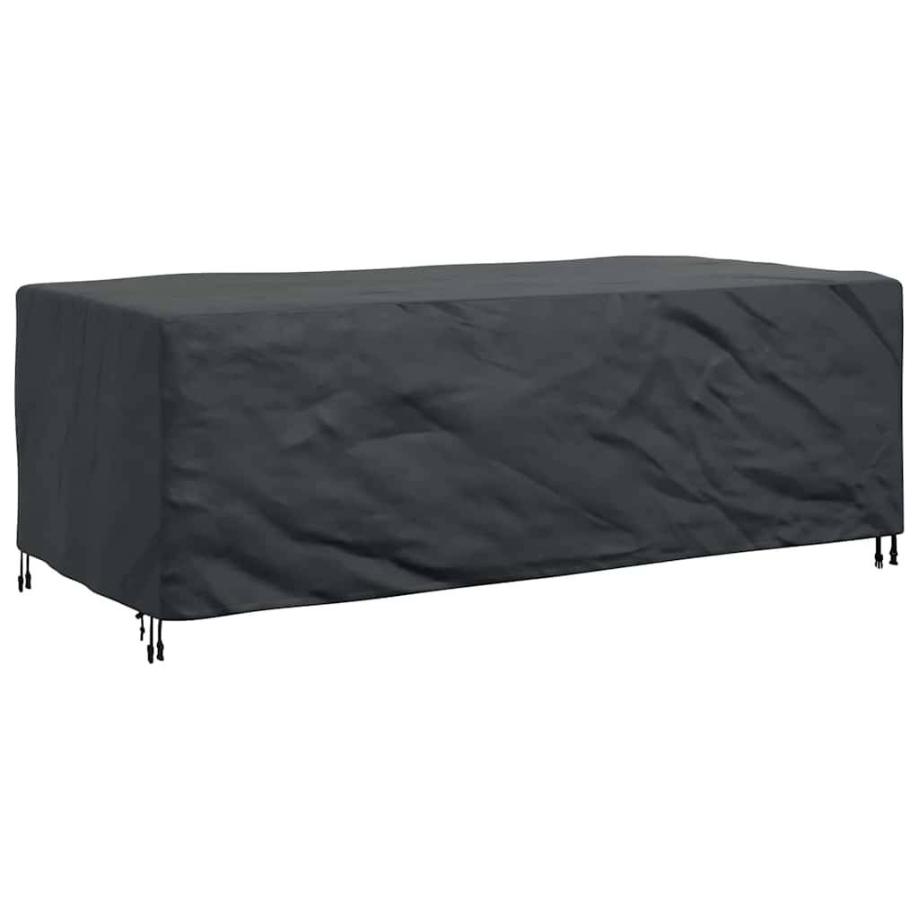 Housse pour table de jardin Tissu Oxford 210D Imperméable Anti-UV pour Extérieur Noir 229x113x73 cm – ComfortXL Outdoor Living - Image 3