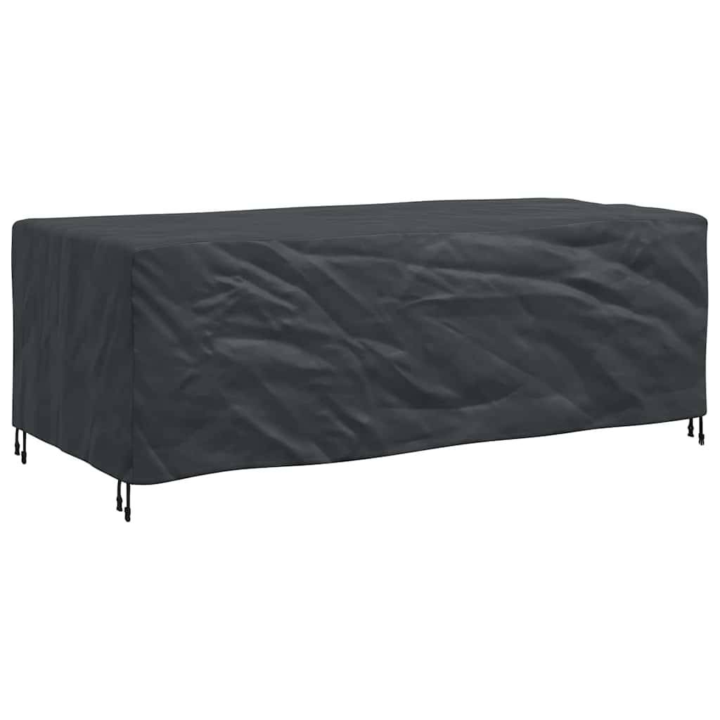 Housse pour table de jardin Tissu Oxford 210D Imperméable Anti-UV pour Extérieur Noir 229x113x73 cm – ComfortXL Outdoor Living - Image 2