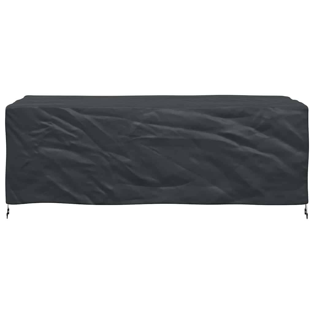 Housse pour table de jardin Tissu Oxford 210D Imperméable Anti-UV pour Extérieur Noir 229x113x73 cm – ComfortXL Outdoor Living - Image 6