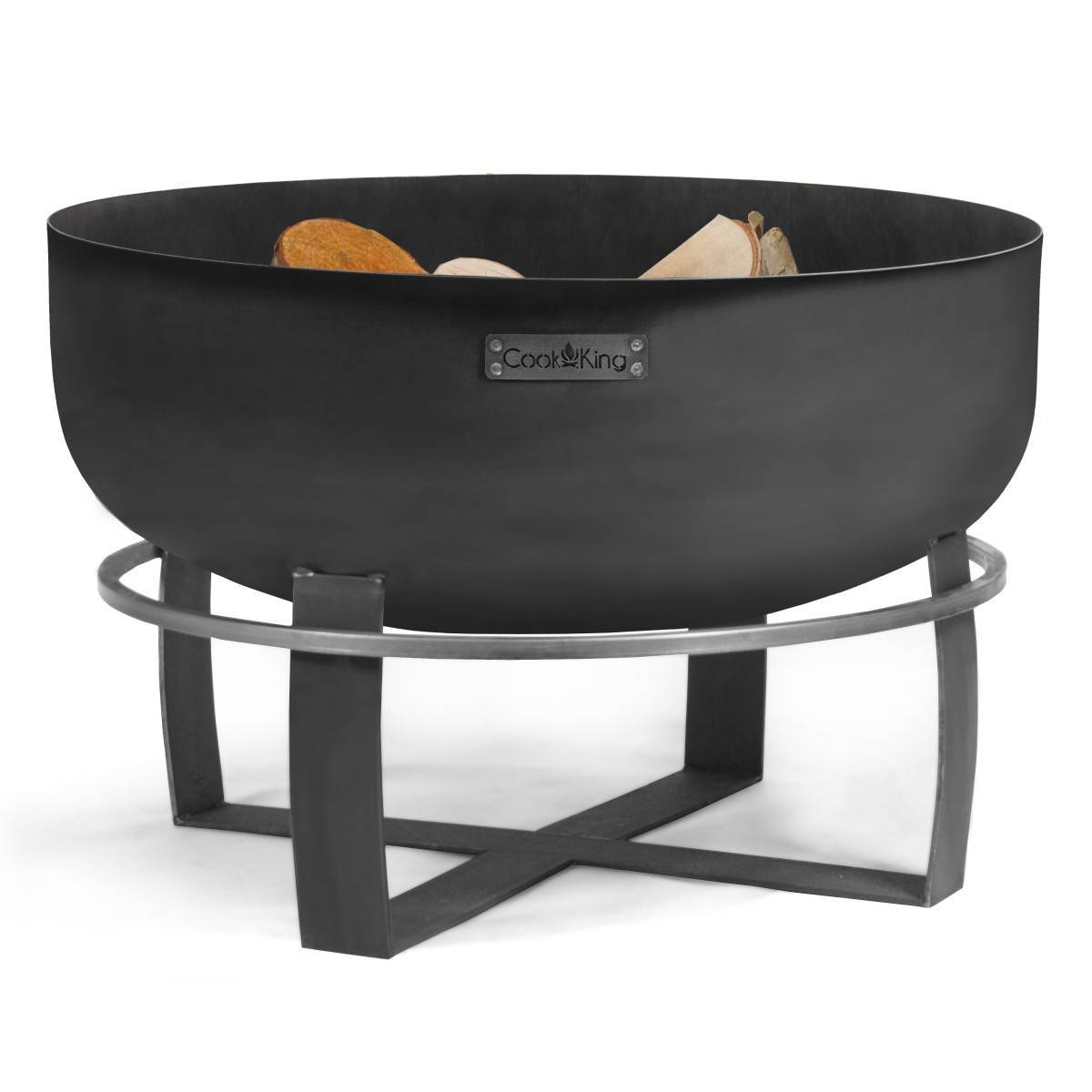 Braséro de jardin XXL VIKING en acier de 80cm de diamètre avec finition de haute qualité - Image 1