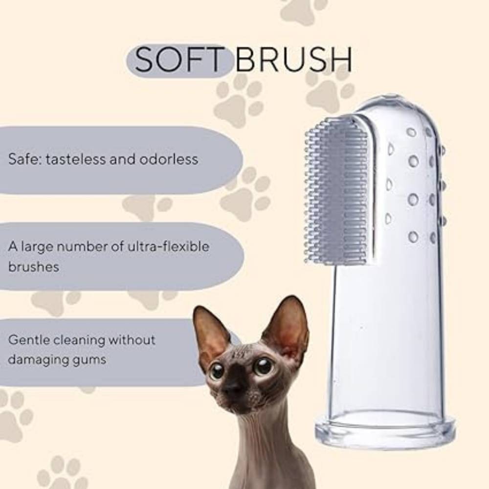 DtopbuyAge - Brosse À Dents Silicone Pour Animal De Compagnie Transparente DtopbuyAge - Image 2