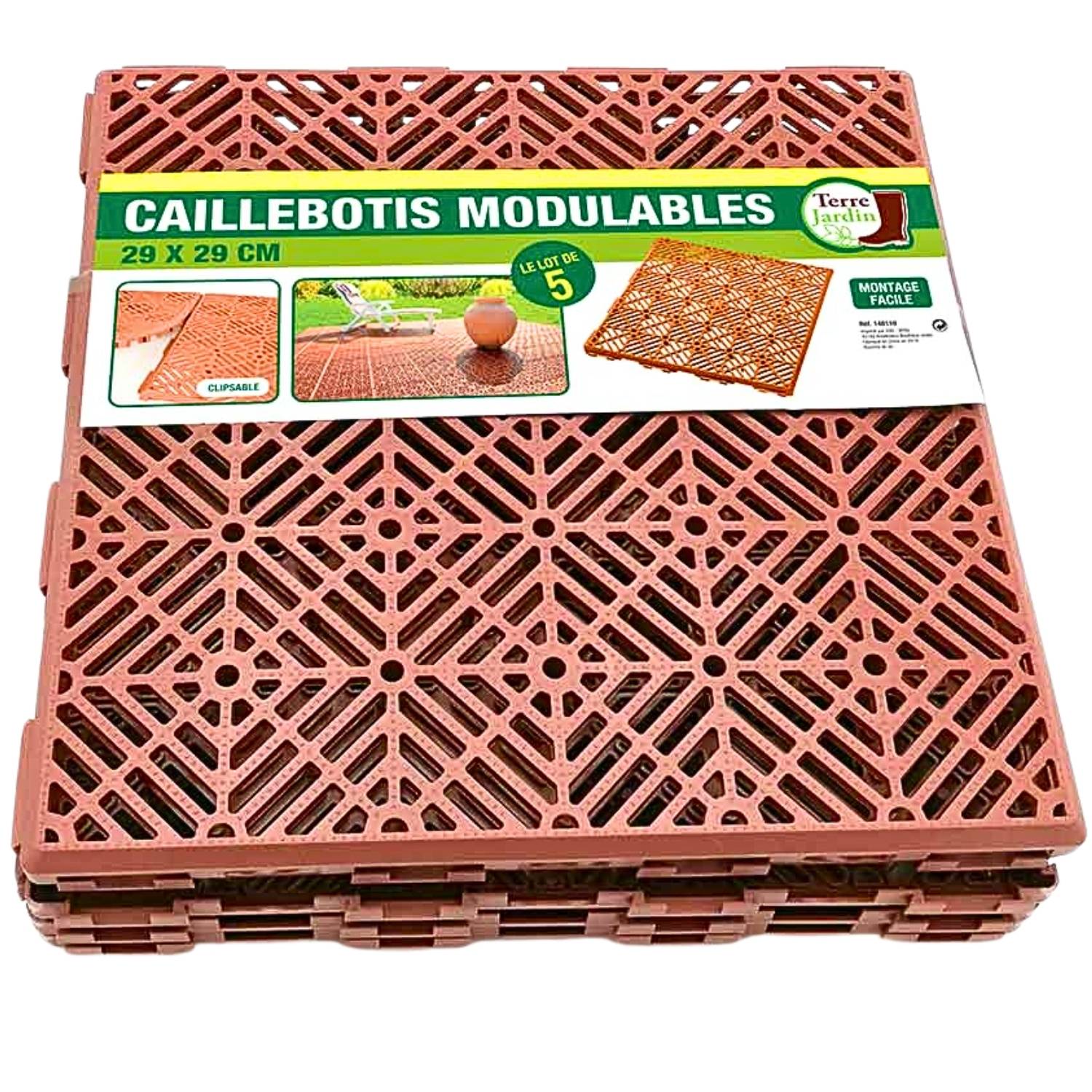 Caillebotis plastiques - vendus par 5 Unité Brique - Image 1
