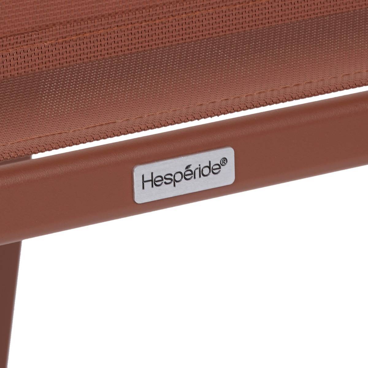 Hesperide - Chaise de jardin Essentia empilable acajou - Hespéride - Image 5