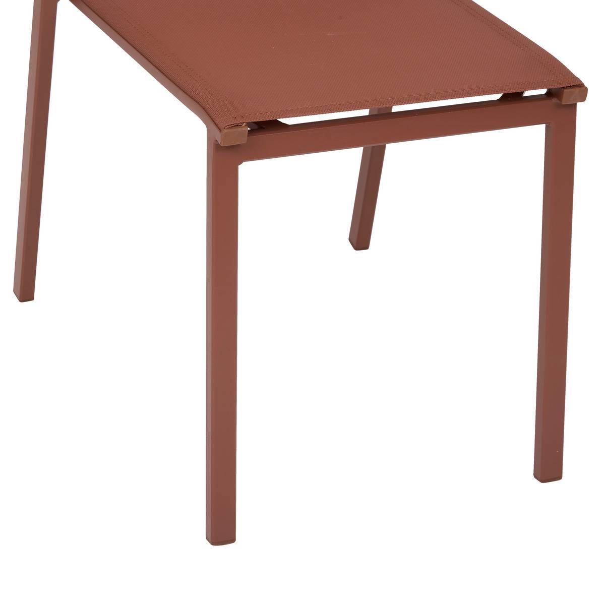 Hesperide - Chaise de jardin Essentia empilable acajou Hespéride - Image 4
