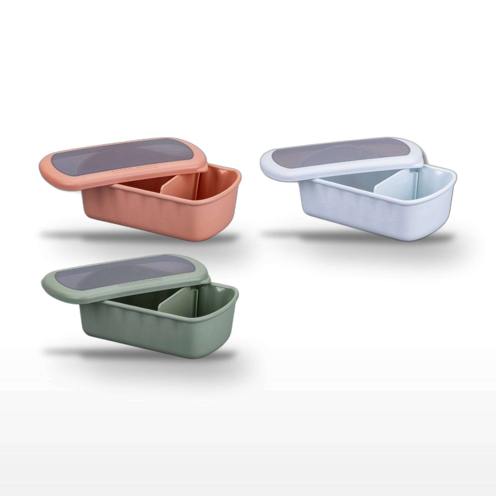 Lot de 3 lunch box 1L avec 3 ustensiles de cuisine Fackelmann Storage - Image 1