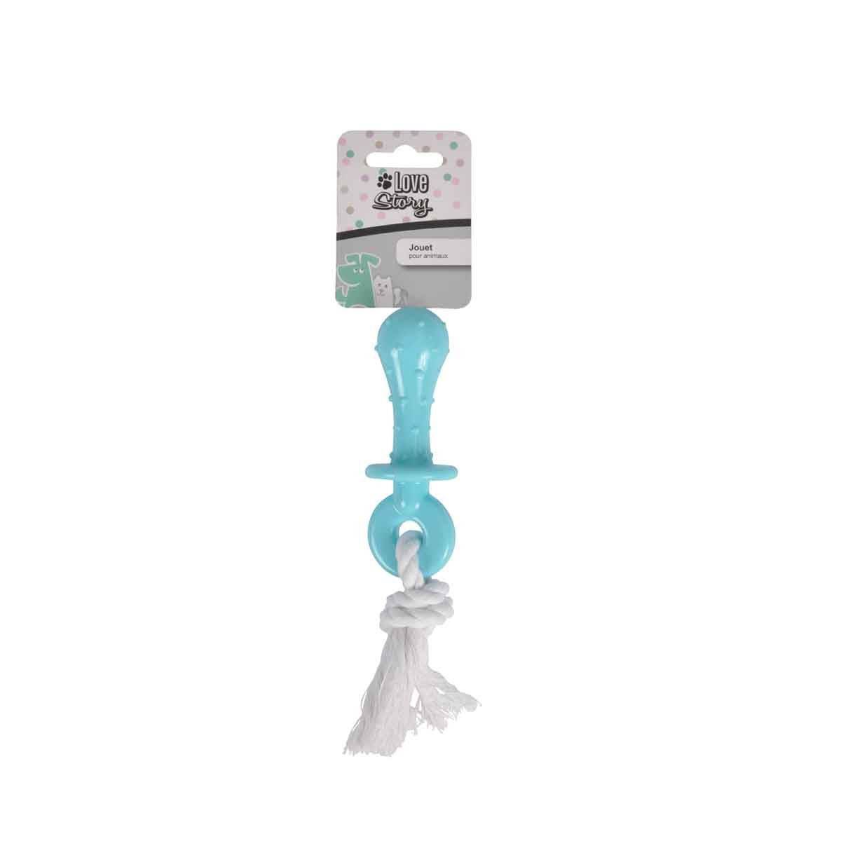 Jouet pour Chien & Chat Tétine "Puppy" 12cm Bleu - Image 4