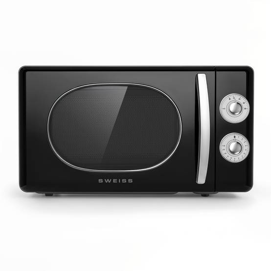 Sweiss MOVI9 - Micro-ondes vintage noir - Image 1