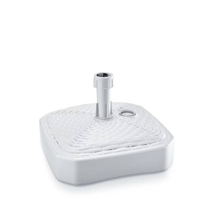 Lem Select - Pied de parasol effet tressé Blanc - Image 1