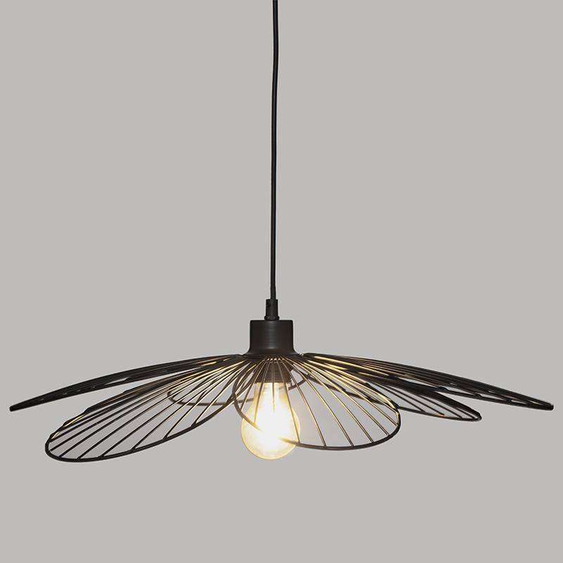 Suspension métal noir Fleur D57 Atmosphera - Image 2