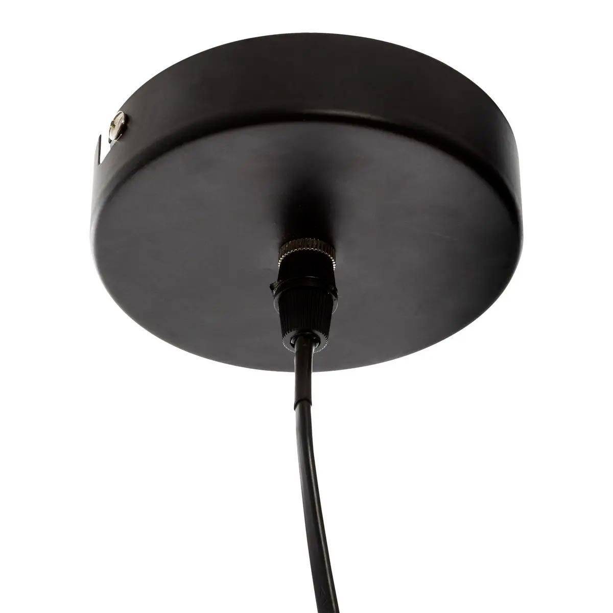 Suspension métal noir Fleur D57 Atmosphera - Image 4