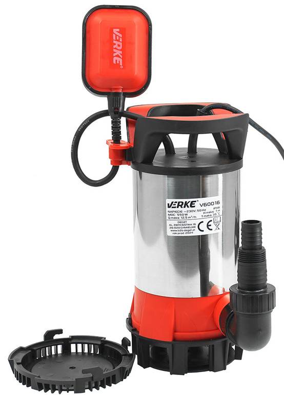 Importdistrib - Pompe vide cave submersible Eau Sale Et Propre 550W avec flotteur - Image 2