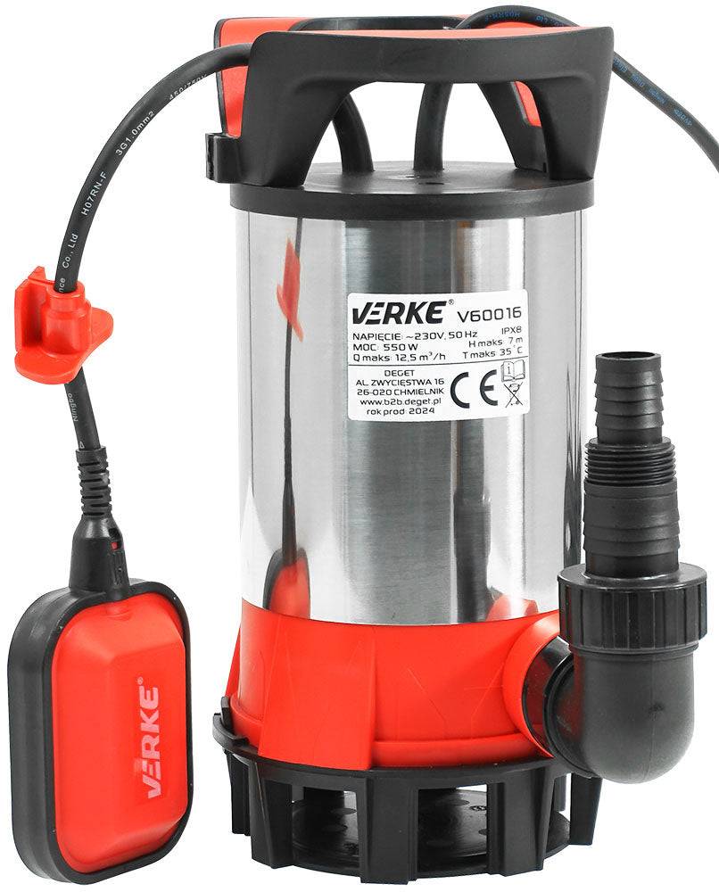 Importdistrib - Pompe vide cave submersible Eau Sale Et Propre  550W avec flotteur
