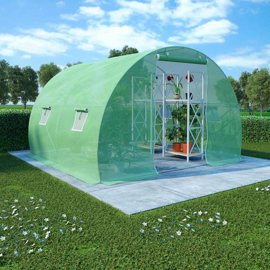 Serre de jardin 6m² - Serre de culture 3x2x2 m MAISON CHIC - Image 2