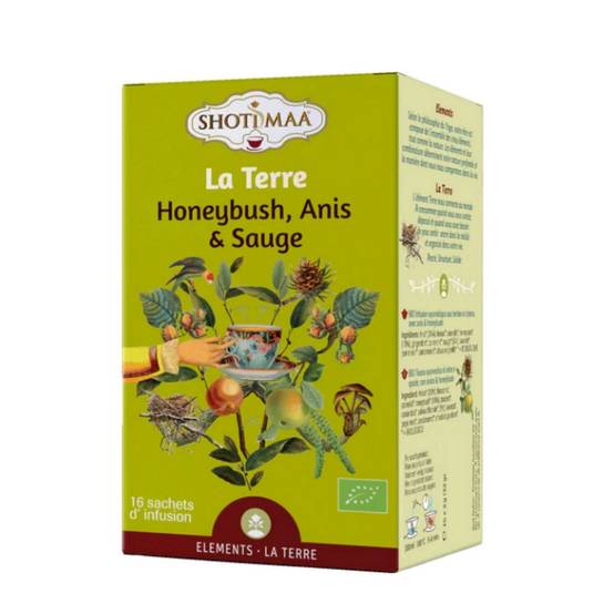Infusion Tisane Bio La Terre Plante Naturelles Équilibre et Vitalité - Terreuse, Apaisante, Revitalisante, Parfumée - Image 1