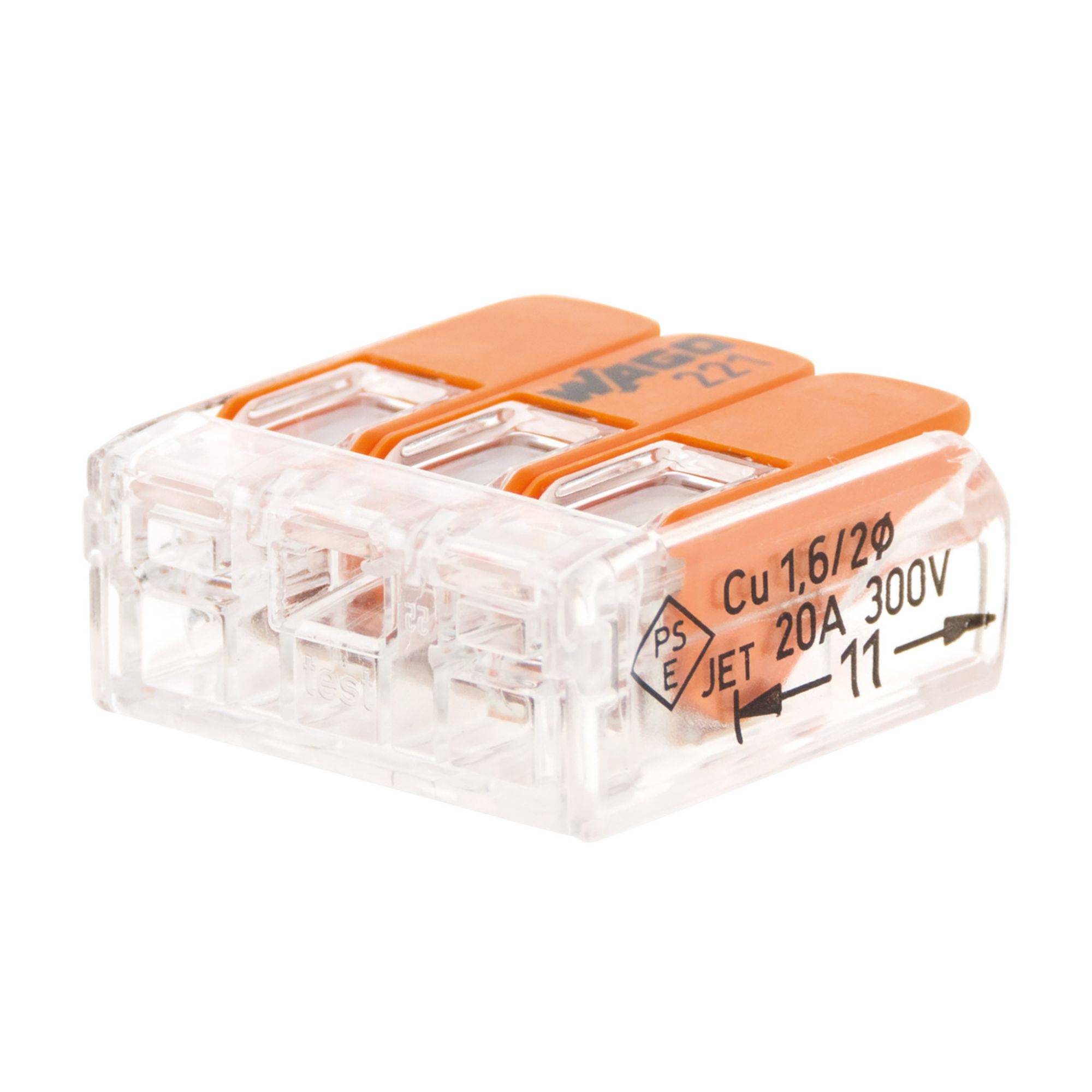 Zenitech - Bornes Wago S221 - 3 entrées x 10