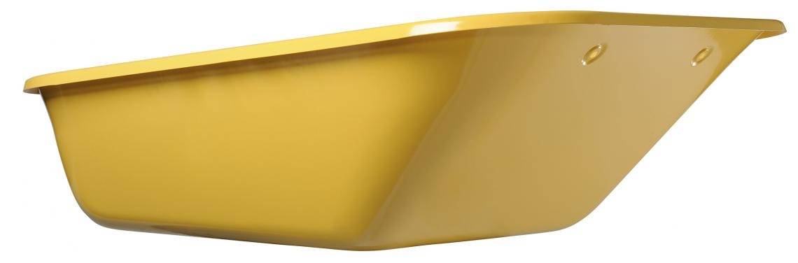 Haemmerlin - Caisse de brouette peinte jaune 160 L - 6 trous Haemmerlin