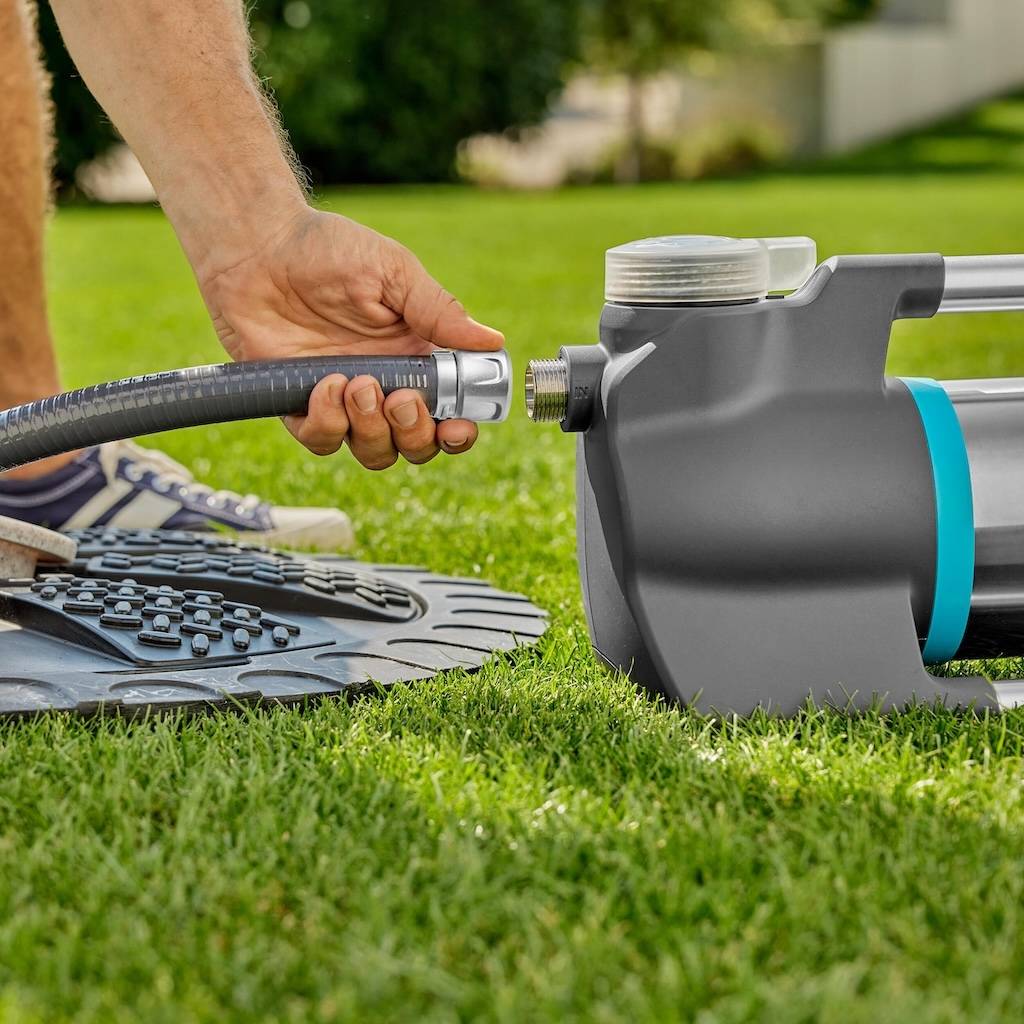 Gardena - Kit tuyau d’aspiration 4 m 25 mm (1”) avec filtre inox et clapet anti-retour – Raccord G1” - Image 3