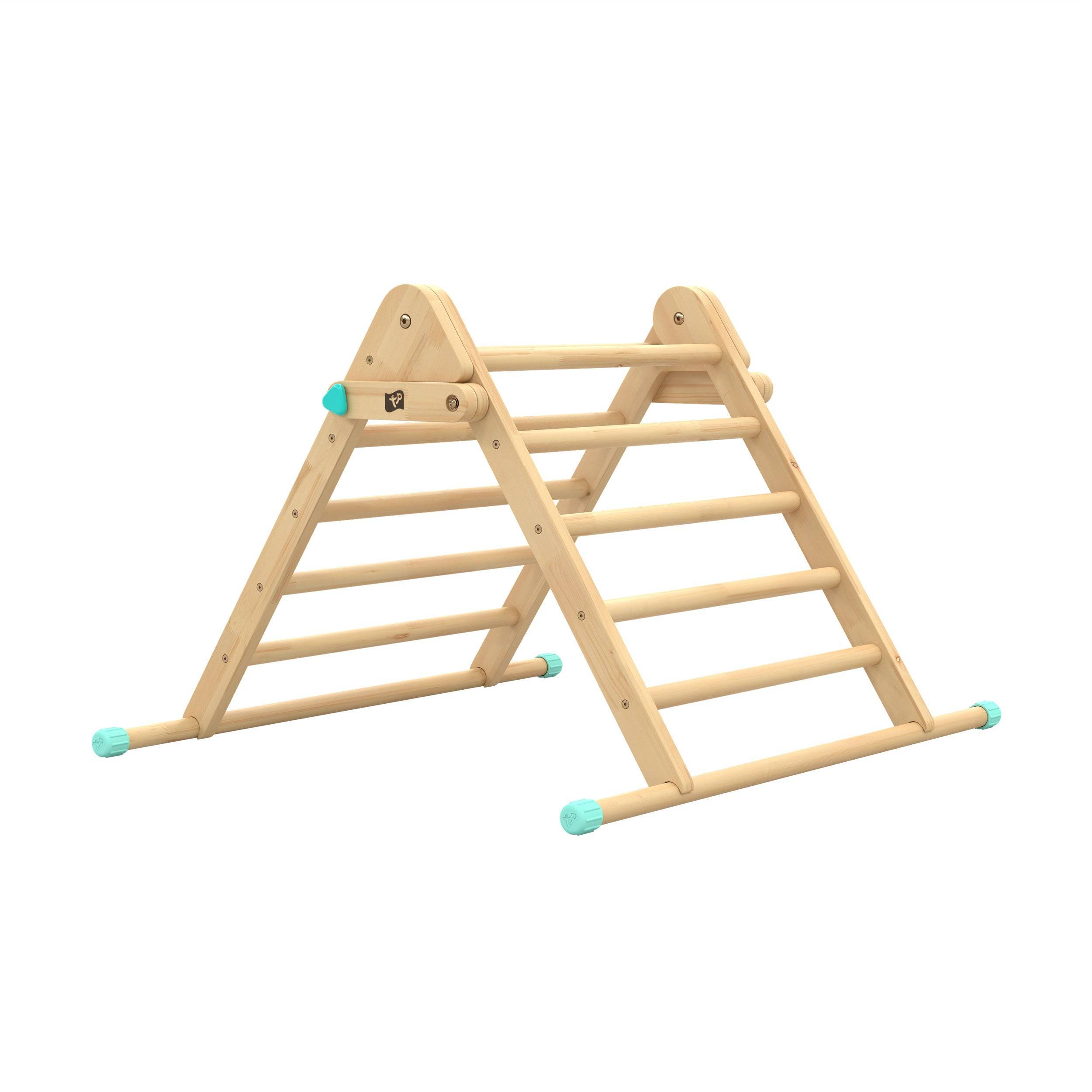 Tp Toys - Triangle d'escalade pliable montessori pikler fsc 90,6 x 78,1 x 58,3 cm - Image 1