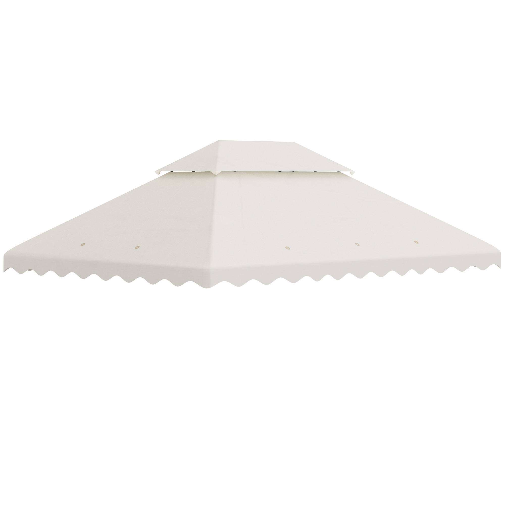 Outsunny - Toile de rechange pour barnum tonnelle 4 x 3 m tissu polyester haute densité 180 g/m² anti-UV crème - Outsunny - Image 1