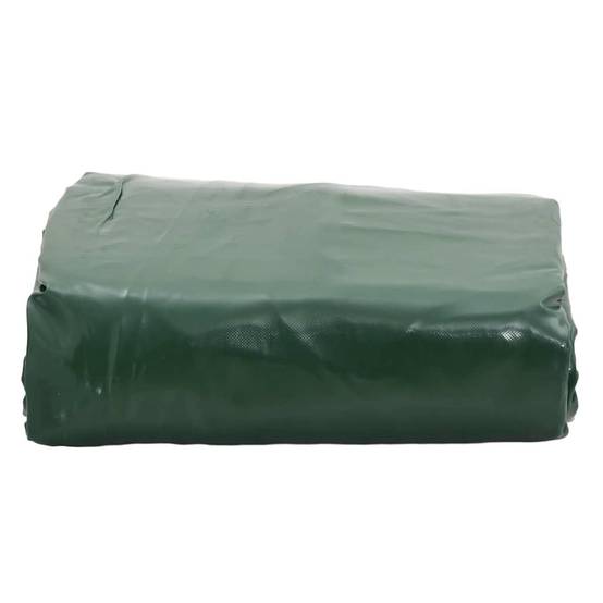 Toile de Bâche PVC Robuste 650g/m² pour Travaux et Protection Extérieure Vert 1.5x10 m – ComfortXL Outdoor Living - Image 2