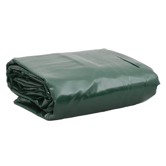 Toile de Bâche PVC Robuste 650g/m² pour Travaux et Protection Extérieure Vert 1.5x10 m – ComfortXL Outdoor Living - Image 1