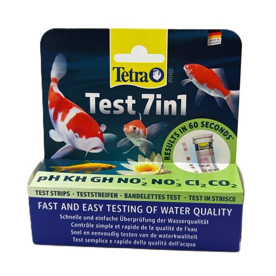 Tetra - Bandelettes de Test d'Eau Tetra Pond Test 7in1 (25 pièces) pour Bassin - Image 1