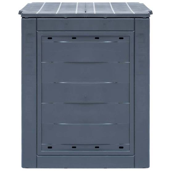 Composteurs de jardin plastique gris 60 x 60 x 73 cm, poids:16.62kg - PANGIVO - Image 3