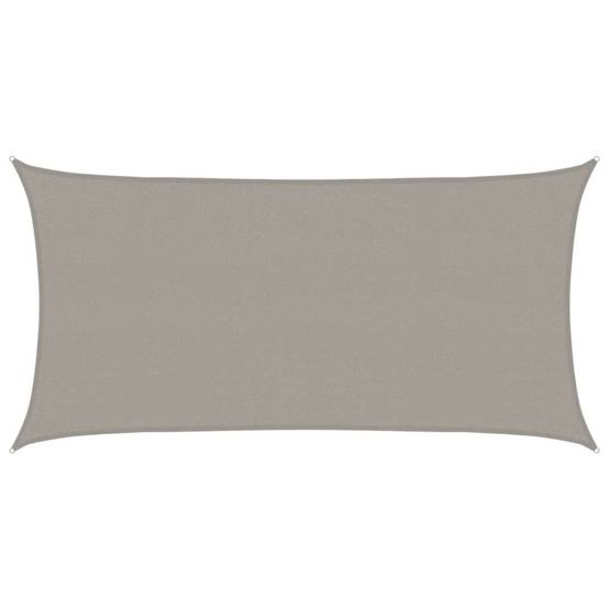 Voile d'ombrage PEHD gris clair 450 x 250 cm - PANGIVO - Image 1