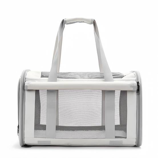 Sac de transport pour chien et chat Blanc IntiMeg - Image 1