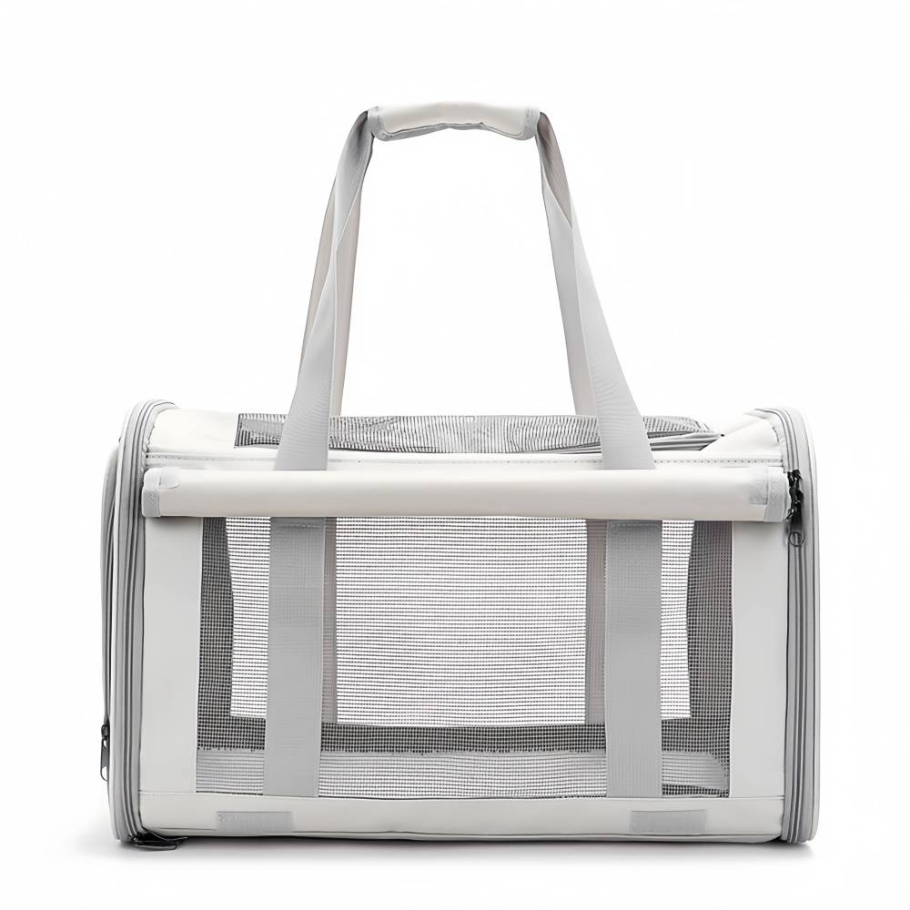 Sac de transport pour chien et chat Blanc IntiMeg - Image 1