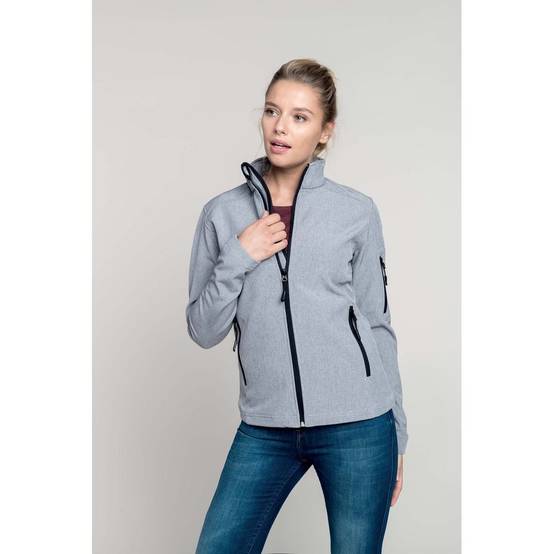 Veste de travail softshell femme Kariban Gris Chiné 3XL - Image 3