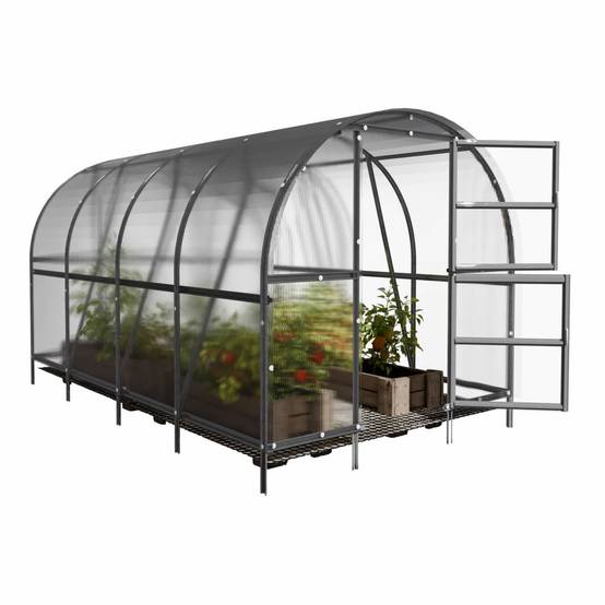 Serre KLASIKA BALTIC LT 3 x 4 m (12 m²), 4 mm avec revêtement en polycarbonate - Image 3