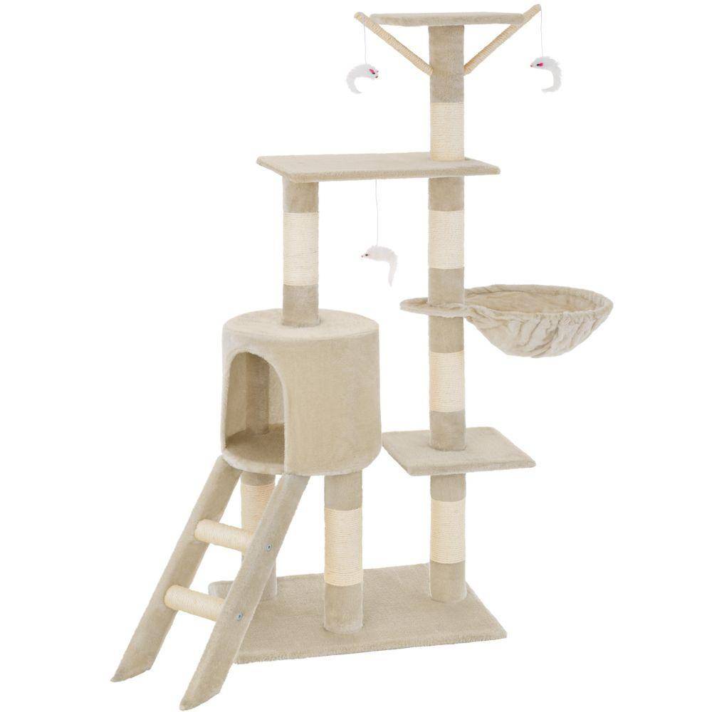 Arbre à chat 142 cm beige - Image 1